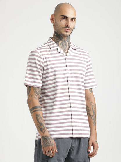 Relaxed Knit Shirt Pink