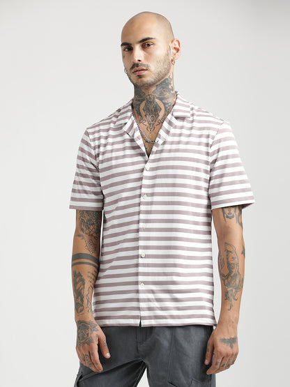 Relaxed Knit Shirt Pink