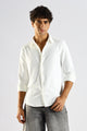 Signature White Textured Knit Shirt