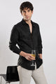 Glitter Print Shirt Black 2