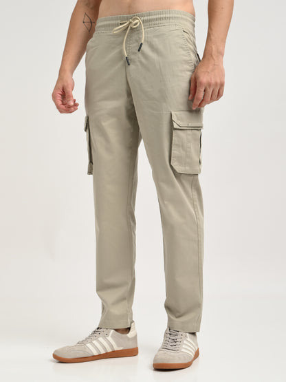 Cotton Cargo Trousers Lt Green
