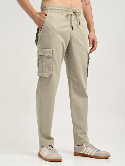 Cotton Cargo Trousers Lt Green