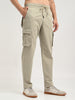 Cotton Cargo Trousers Lt Green