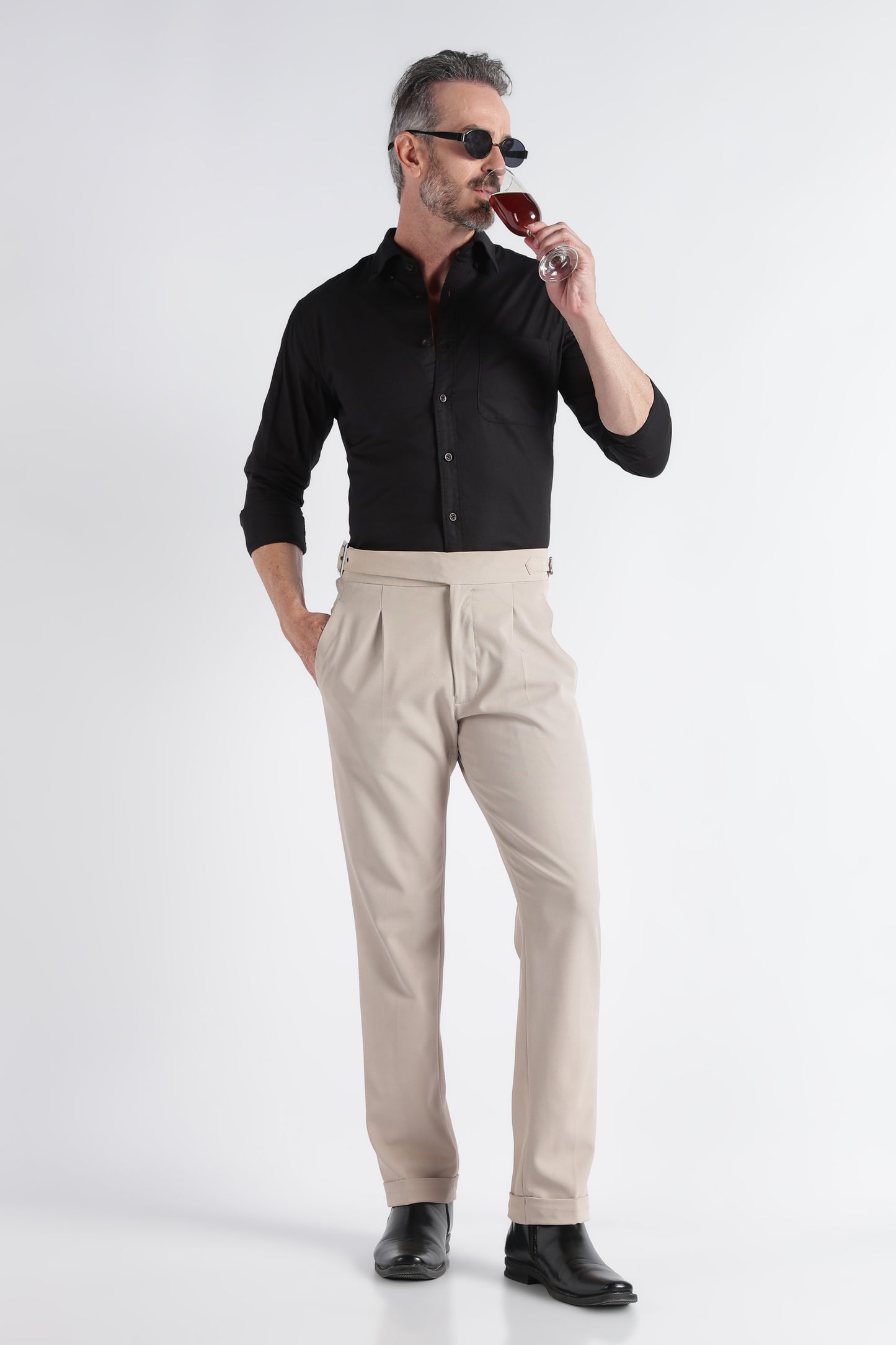 Black Solid Shirt - Slim Fit Casual