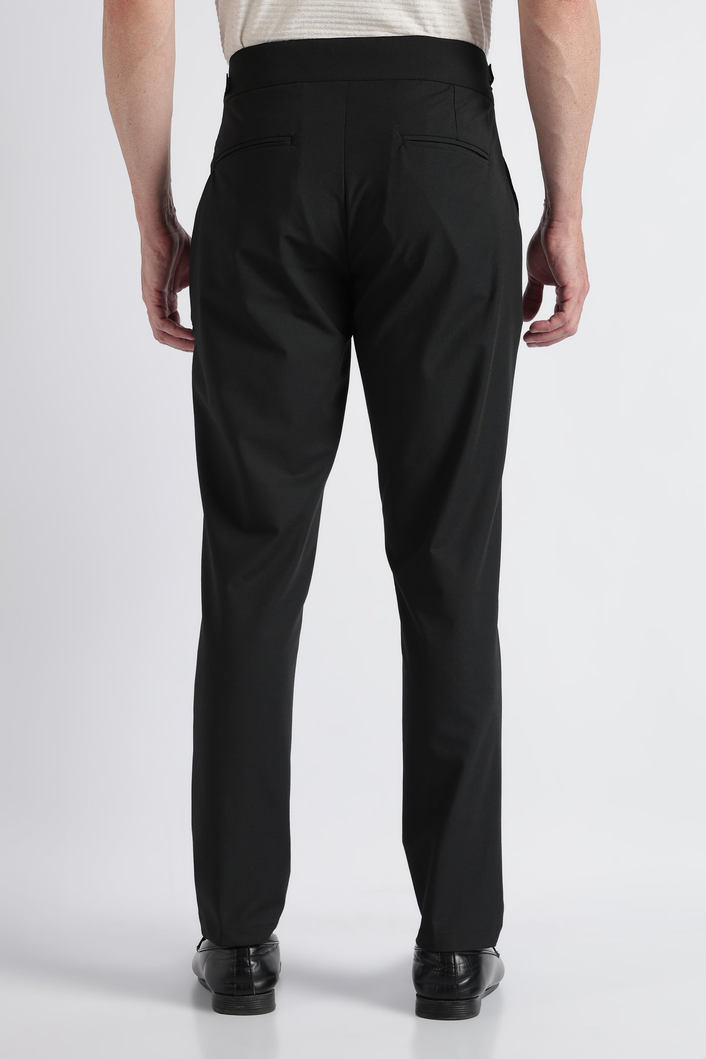 Black Classic Gurkha Trousers - Slim Fit