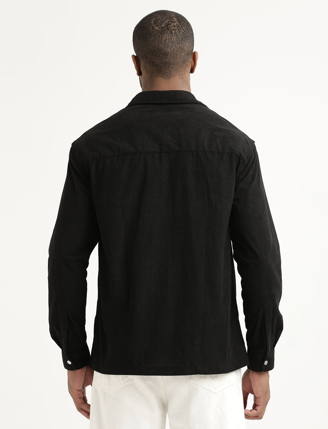 Corduroy Overshirt Black
