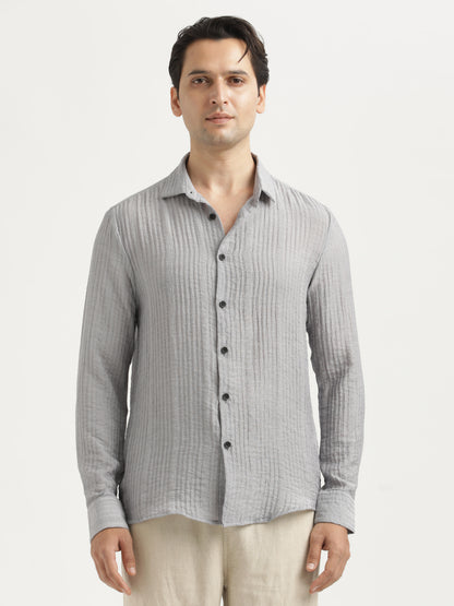Feather Lite Nylon Shirt Grey