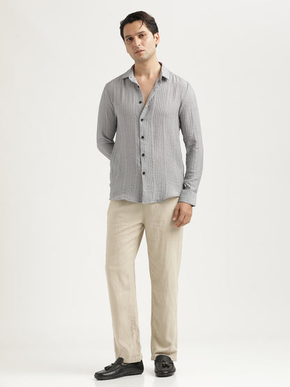 Feather Lite Nylon Shirt Grey