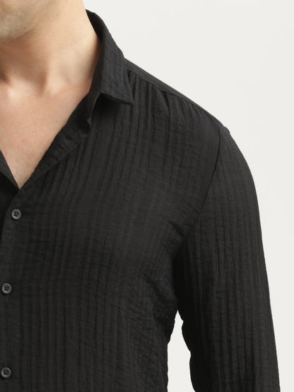 Feather Lite Nylon Shirt Black