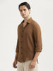 Feather Lite Nylon Shirt Brown