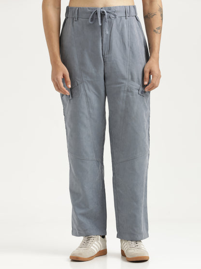 Velvet Cargo Trouser Navy