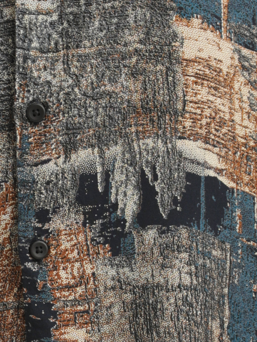 Printed Viscose Shirt Lt Grey