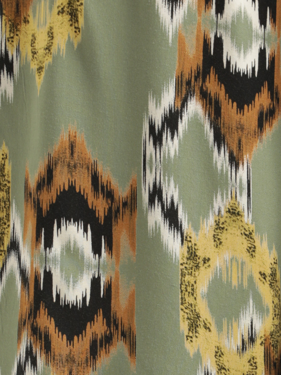 Printed Viscose Shirt Parrot Green