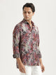 Printed Viscose Shirt Lavender