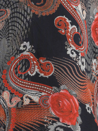 Printed Viscose Shirt Navy