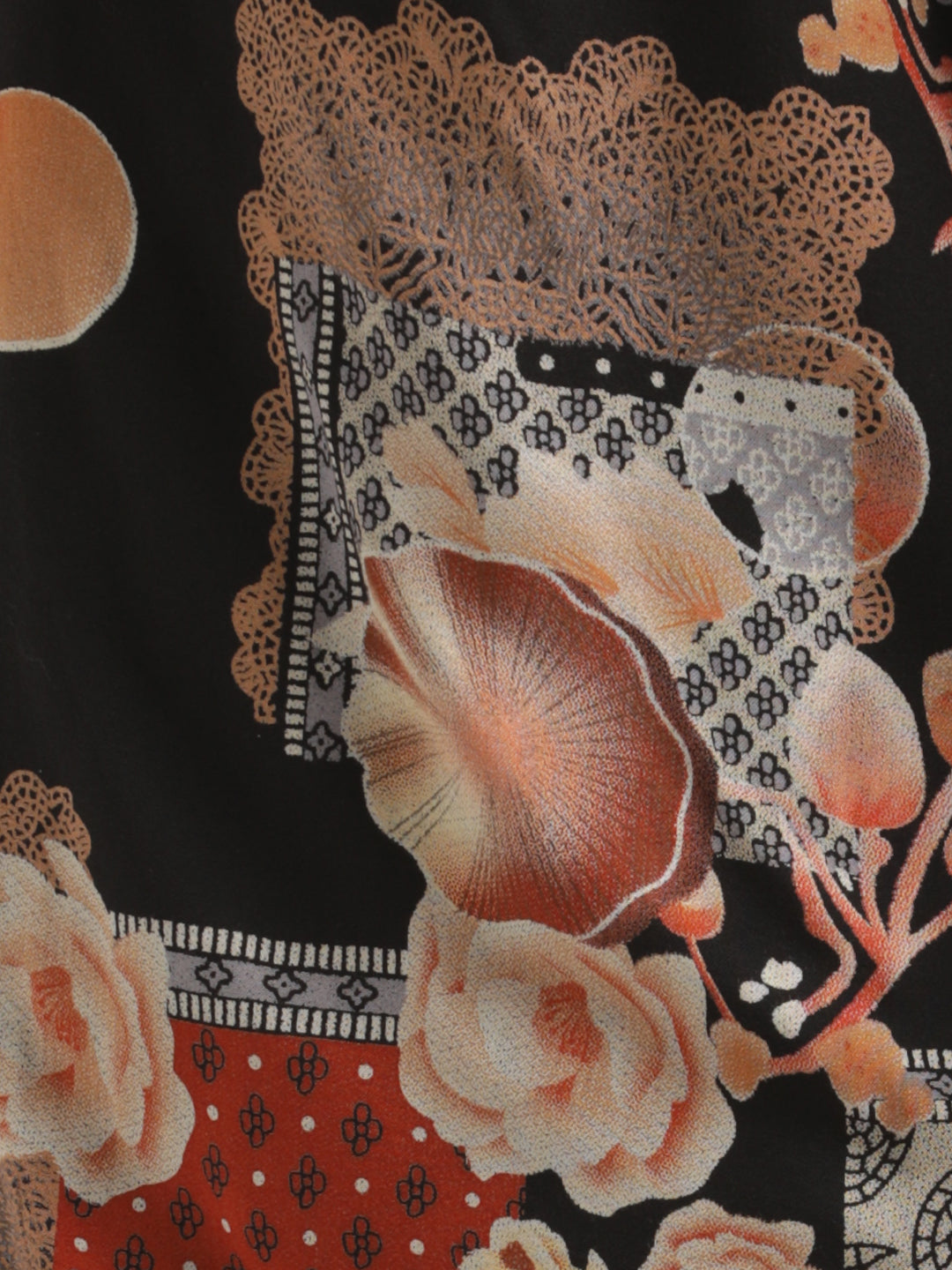 Printed Resort Shirt Orange