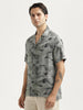 Printed Resort Shirt Lt Grey