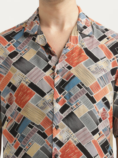 Printed Resort Shirt Red