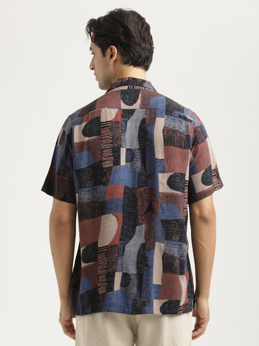 Printed Resort Shirt Violet
