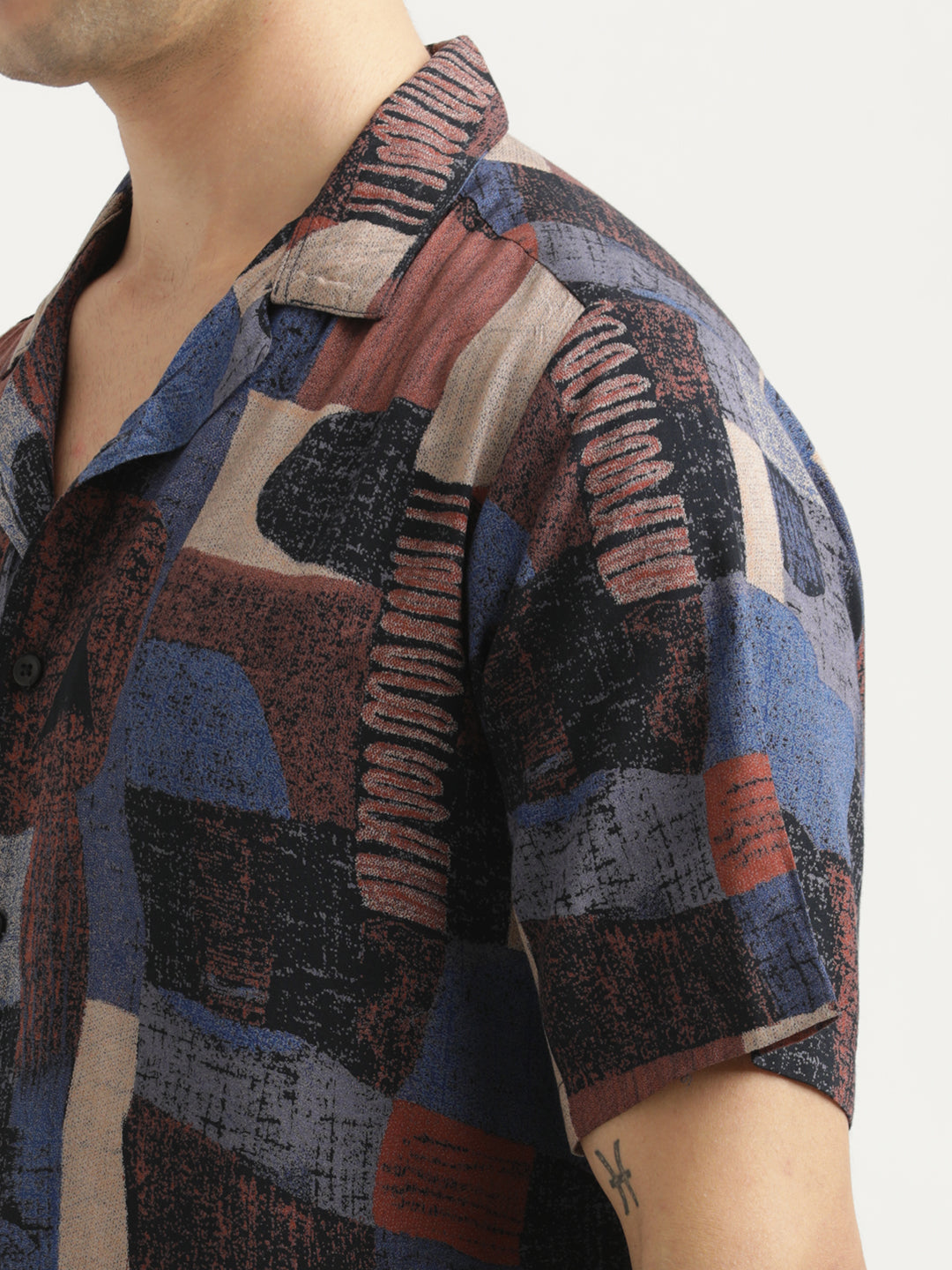 Printed Resort Shirt Violet