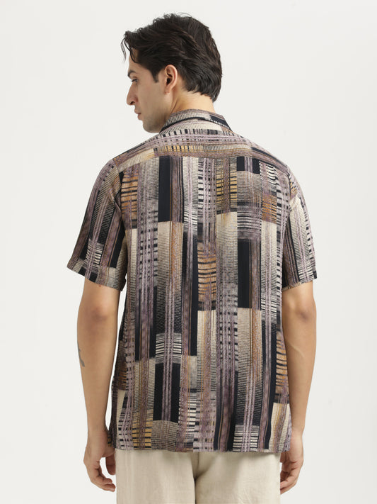 Printed Resort Shirt Lt Violet