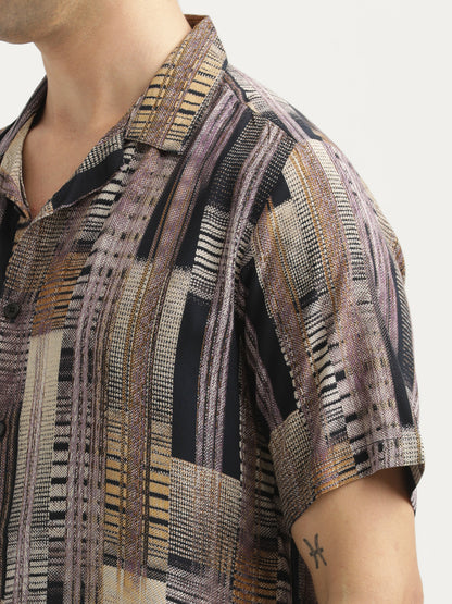 Printed Resort Shirt Lt Violet
