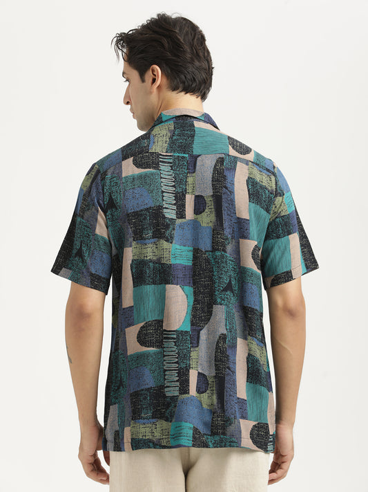 Printed Resort Shirt Grey