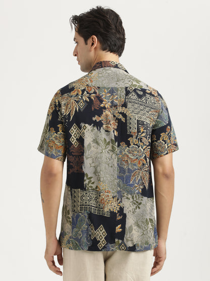 Printed Resort Shirt Yellow