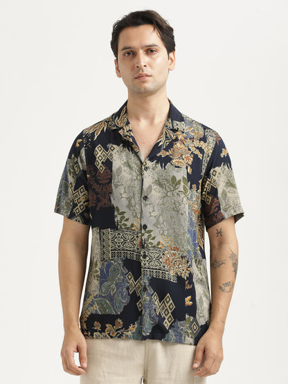 Printed Resort Shirt Yellow