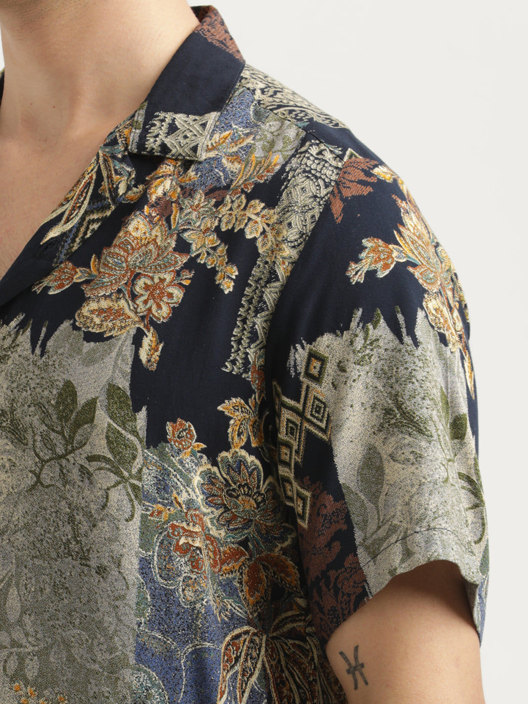 Printed Resort Shirt Yellow