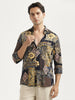 Printed Viscose Shirt Yellow
