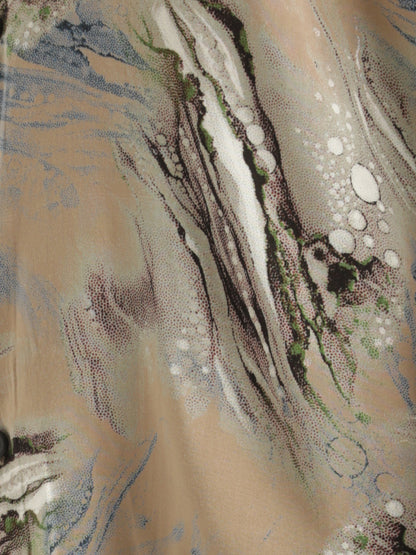 Printed Viscose Shirt Grey