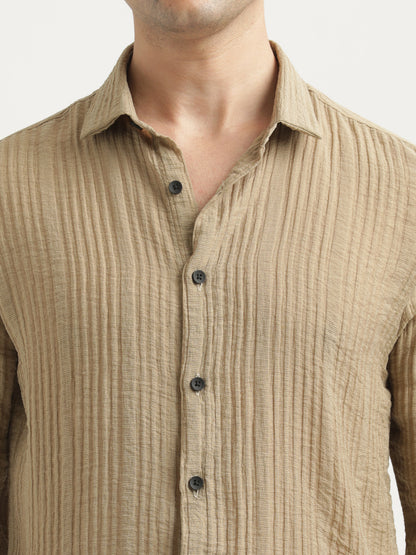 Feather Lite Nylon Shirt Khaki