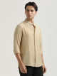 Textured Nylon Shirt Cream