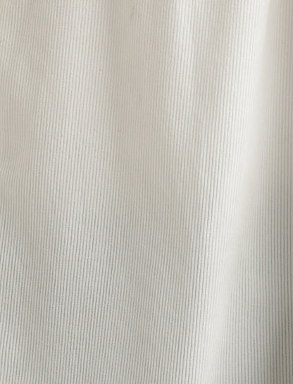 Corduroy Overshirt White