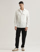 Corduroy Overshirt White