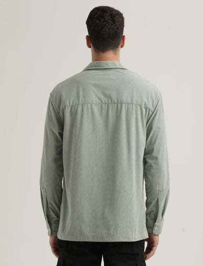 Corduroy Overshirt Lt Green
