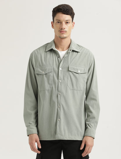 Corduroy Overshirt Lt Green