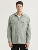 Corduroy Overshirt Lt Green
