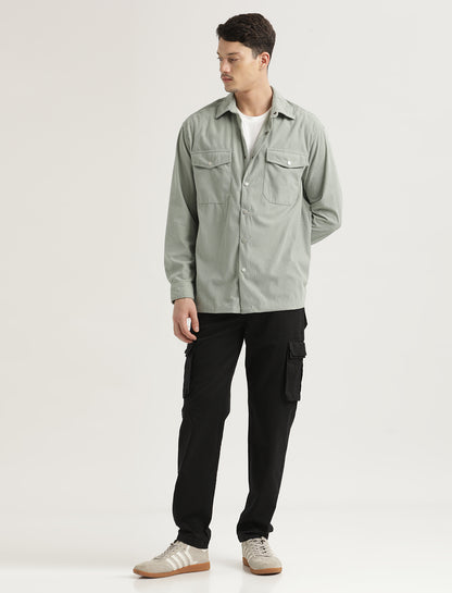 Corduroy Overshirt Lt Green
