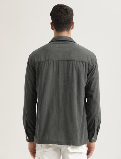 Corduroy Overshirt Grey
