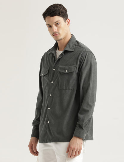 Corduroy Overshirt Grey