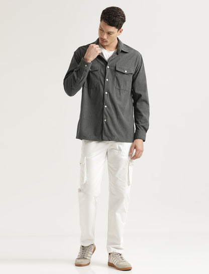 Corduroy Overshirt Grey