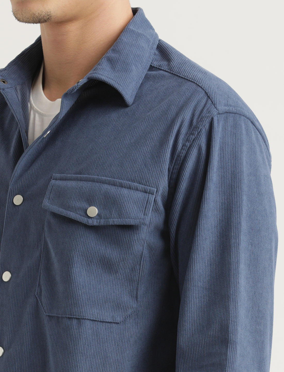 Corduroy Overshirt Blue