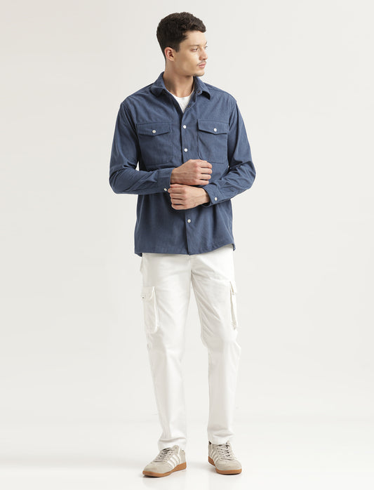 Corduroy Overshirt Blue