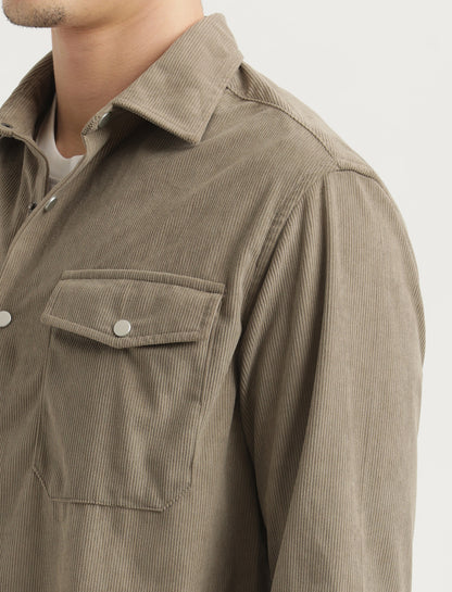 Corduroy Overshirt Olive