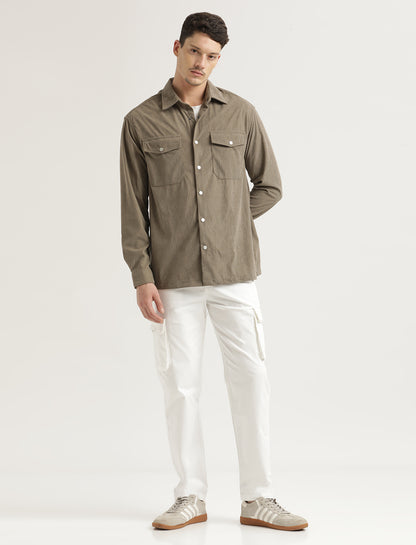 Corduroy Overshirt Olive
