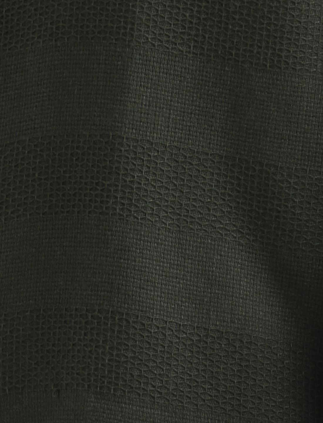 Textured Cotton Slim-Fit Shirt Green