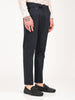 Stretch Trousers with Utility Pockets Navy