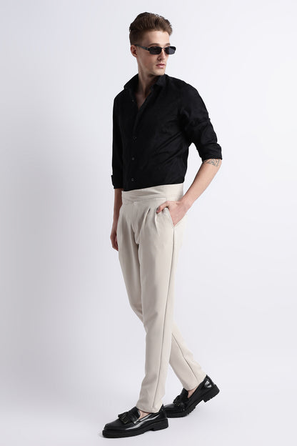 Textured Jacquard Shirt Black